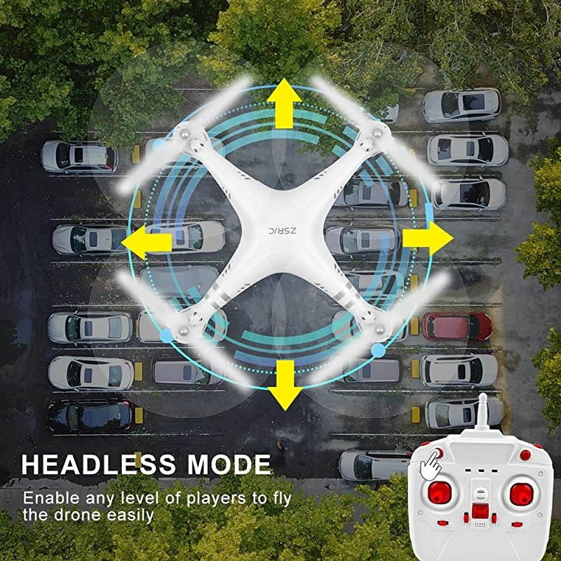 Drone,WiFi 4K HD Camera Live Video Quadcopter with Altitude Hold, Gravity Sensor Function, RTF and Easy to Fly for Beginner (Drone)