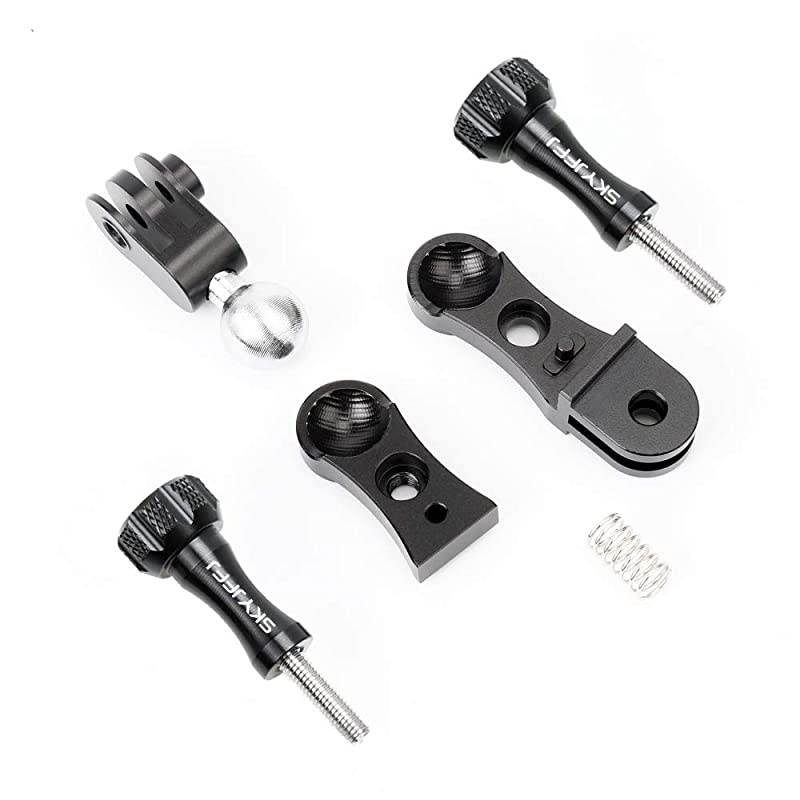 Ball gopro Handlebar Mount, 360 Rotation and Lock Any Direction, Shock-Resistant, Compatible with Gopro Max Hero 9 8 DJI OSMO Action Camera