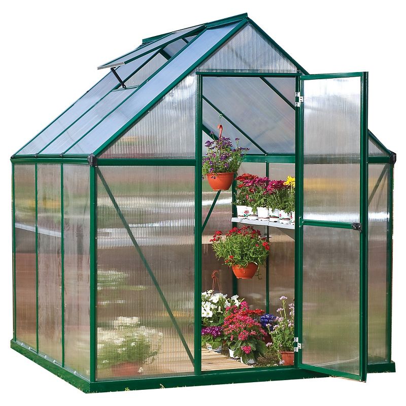 6' x 6' x7' Nature Greenhouse - Forest - Palram
