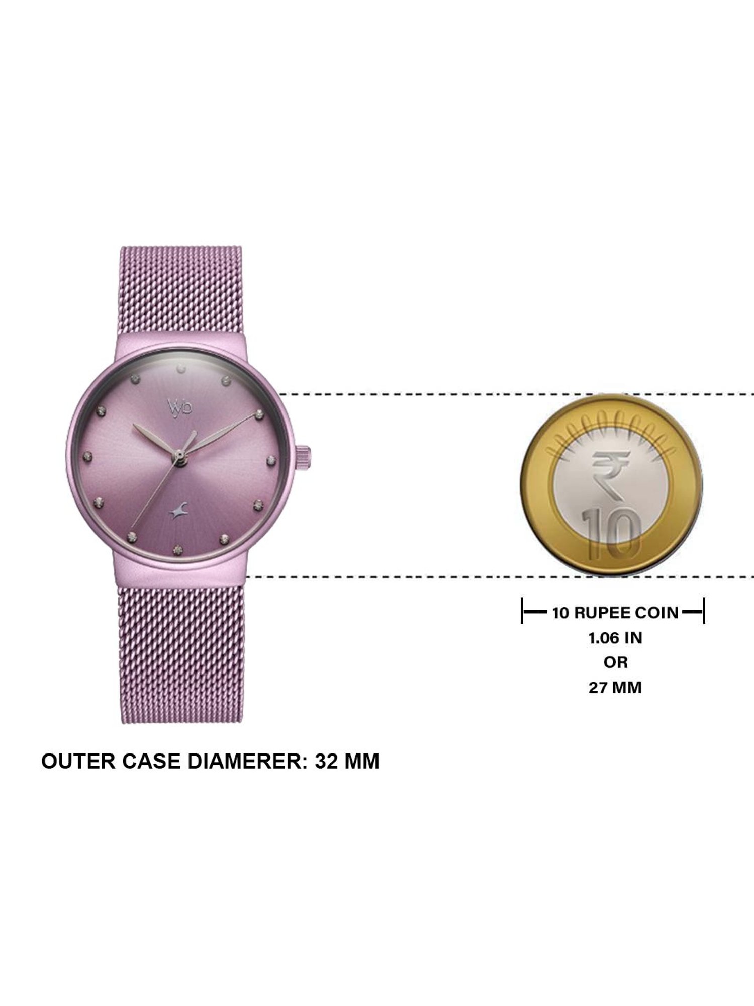 Fastrack Vyb 3.0 FV60046QM01W Analog Watch for Women