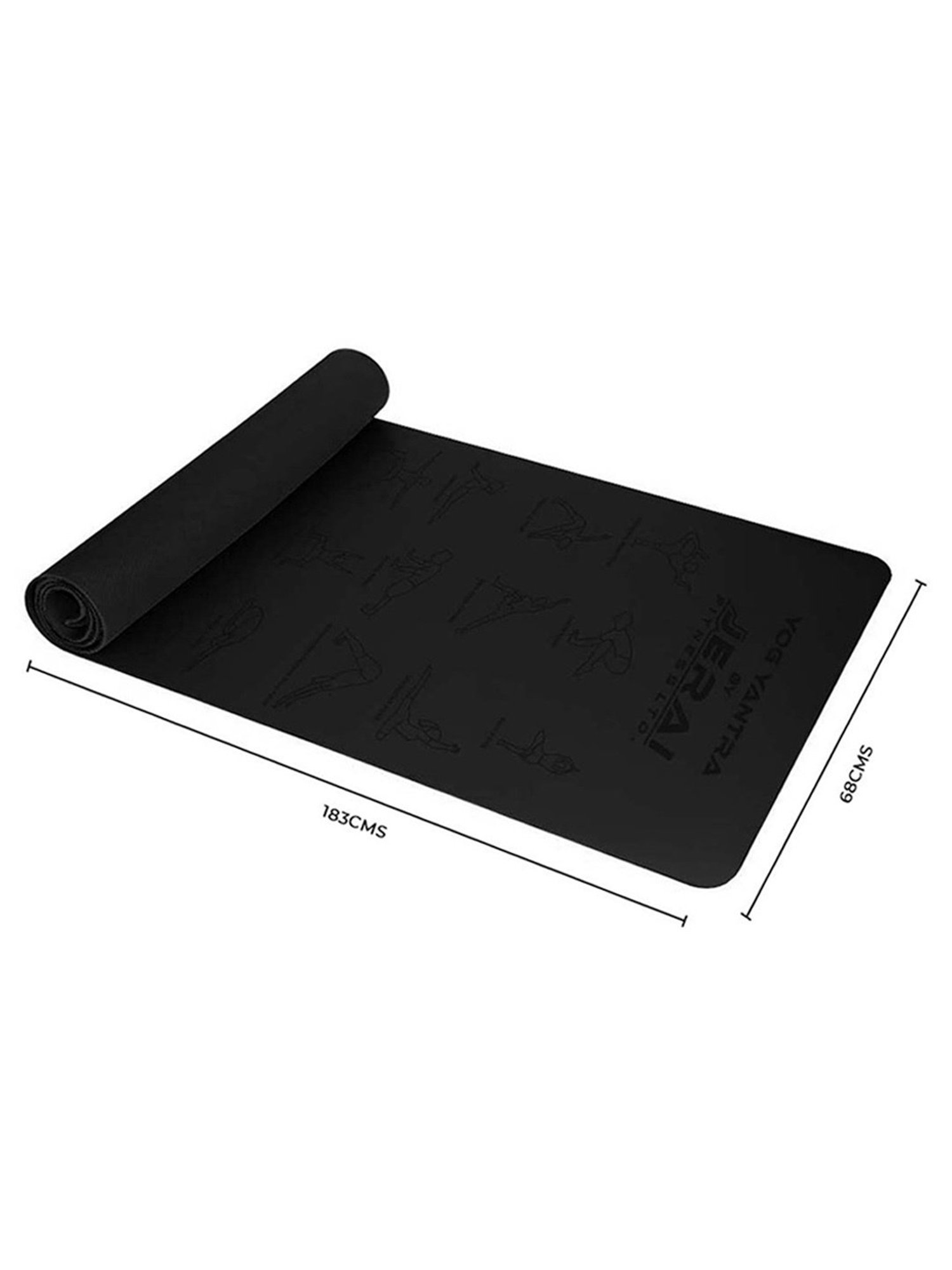 Jerai Fitness JA033-B Yoga Mat (Black)