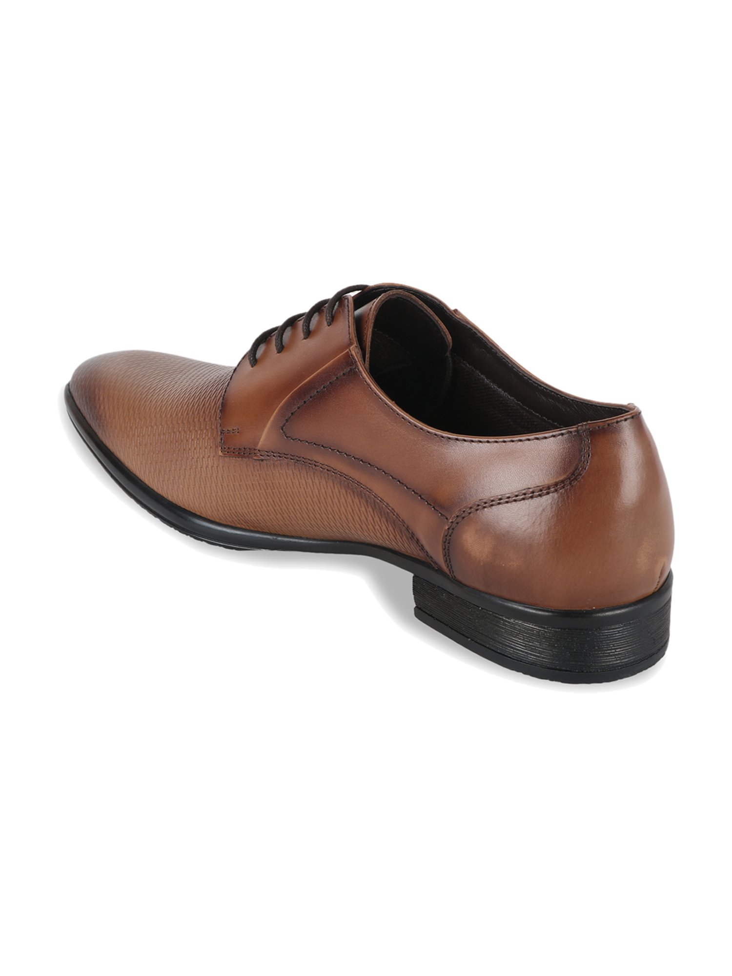 ID Men's Tan Derby Shoes