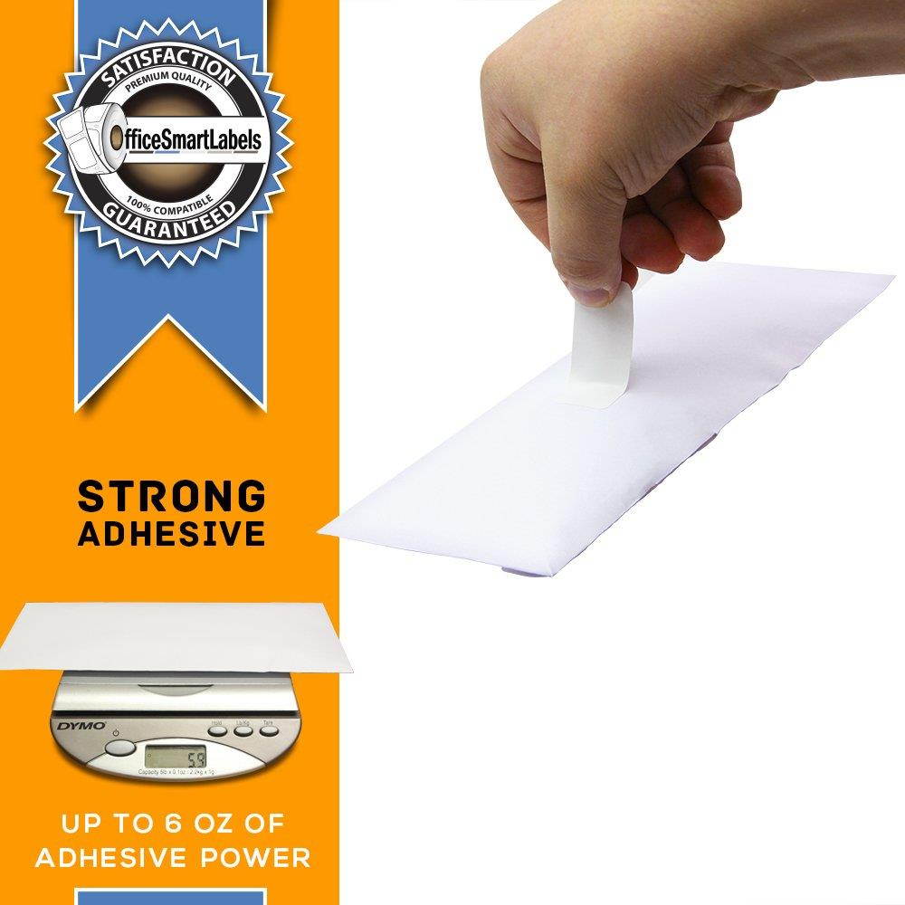 Dymo Compatible 30336-1" x 2-1/8" Multipurpose Labels (12 Rolls - 500 Labels Per Roll)