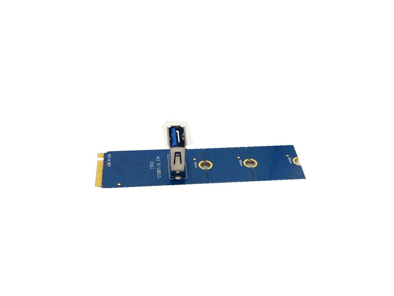 NGFF M.2 to USB 3.0 Transfer Card Mining Pcie Riser Card 2280/2260/2242 Breakable