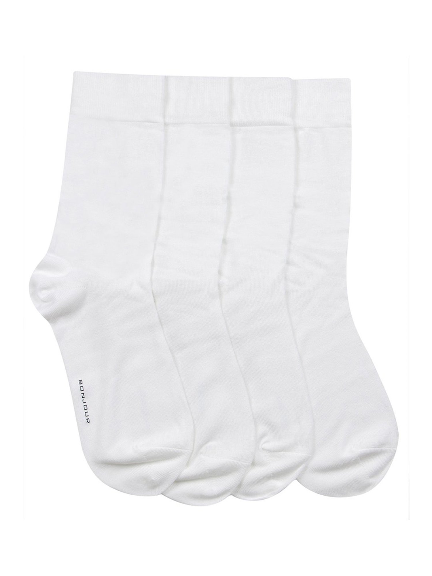 Bonjour White Socks - Pack of 4