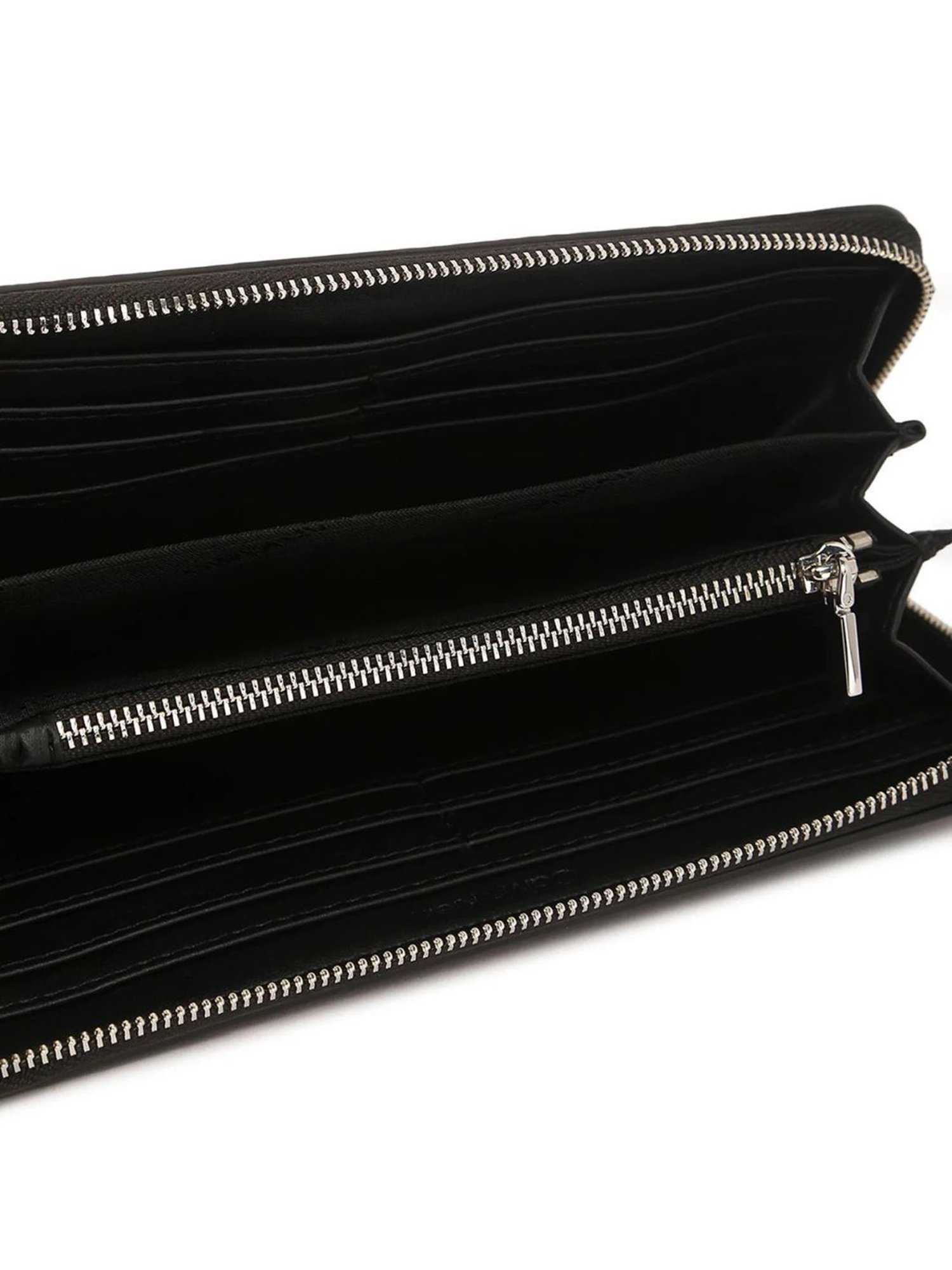 Calvin Klein Jeans Black Mono LG Epi Medium Wallet