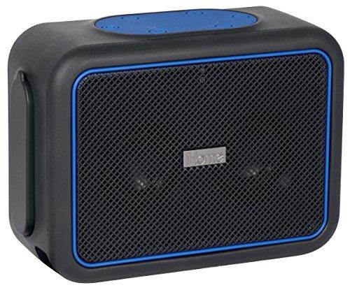 iHome Waterproof Bluetooth Shockproof Speaker Black/Blue Speakers and Alarm Clocks
