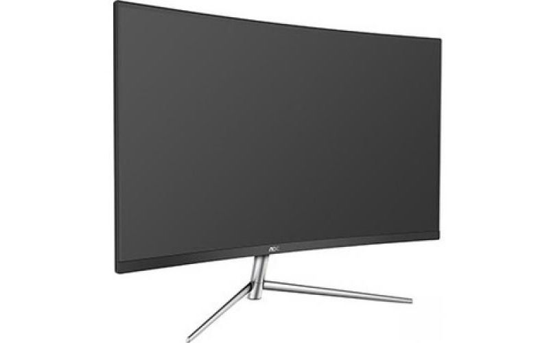 AOC C32V1Q 31.5" Full HD Curved Screen LCD Monitor - 16:9 - Black, Silver - 1920 x 1080 - 16.7 Million Colors - 250 Nit Typical - 4 ms GTG - HDMI