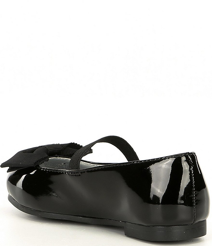 Copper Key Joyyful-T Patent Bow Ballet Flats (Toddler)