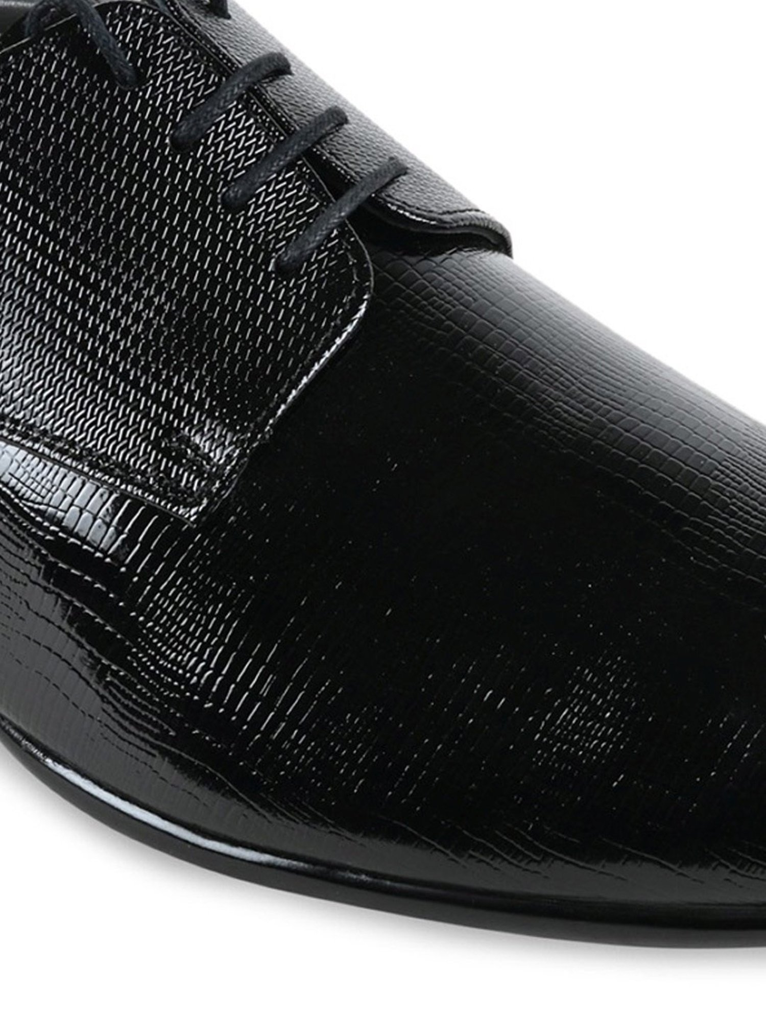 Regal Men's Black Derby Shoes