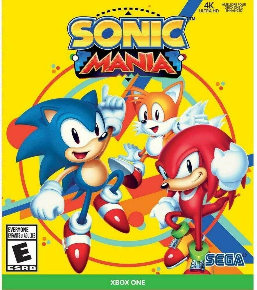 Xbox One Xb1 Video Game Sonic ManiaAnd Sealed
