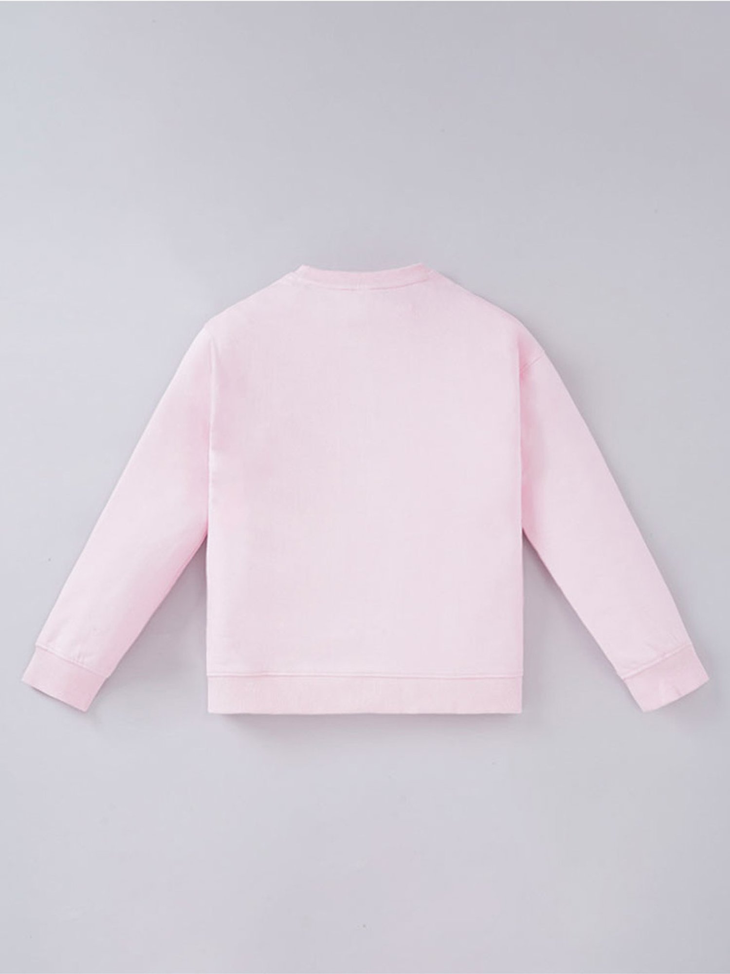 Edheads Kids Pink Cotton Printed Full Sleeves Sweatshirt