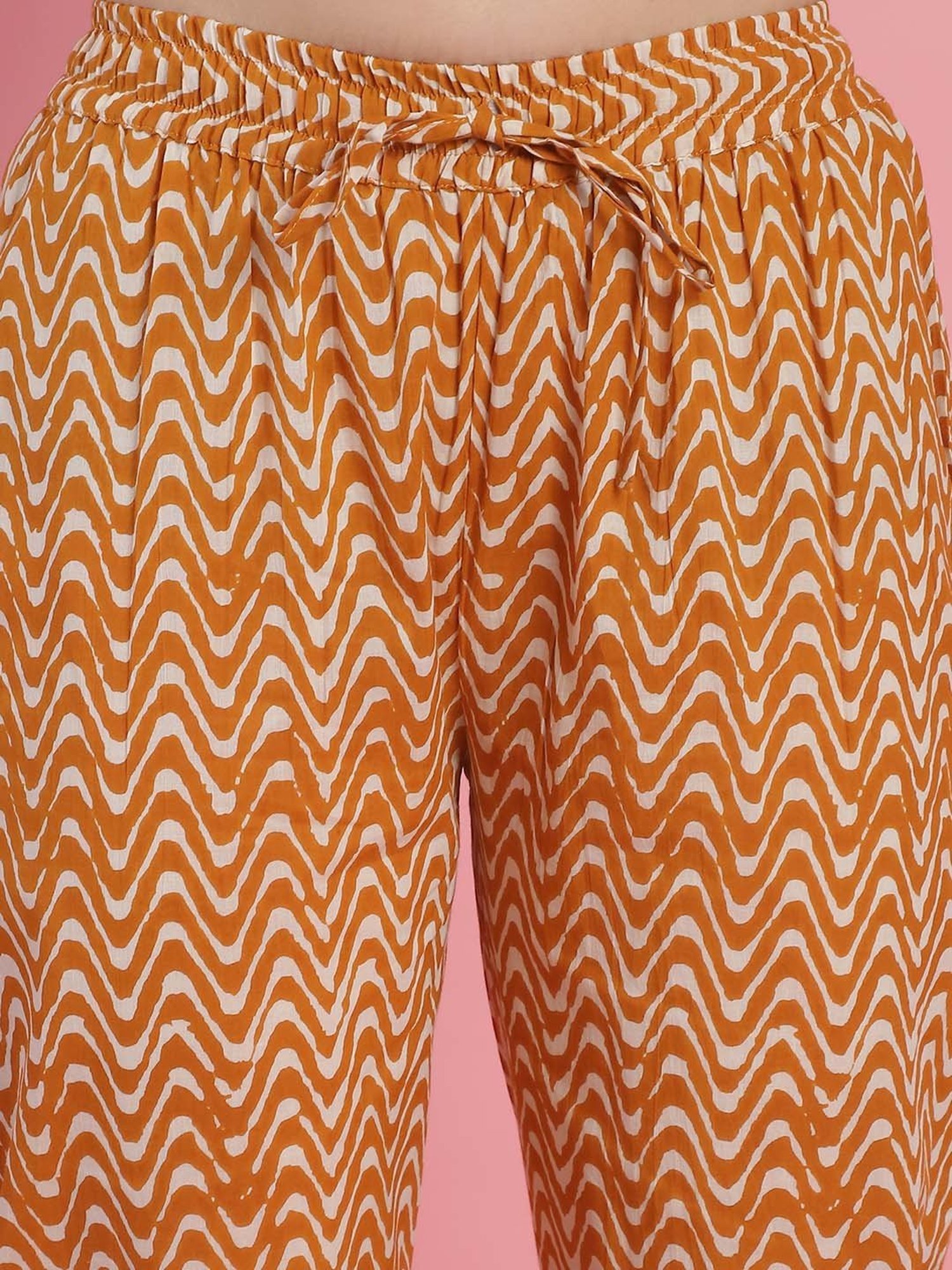 Prakrti Multicolored Cotton Printed Top Pant Set