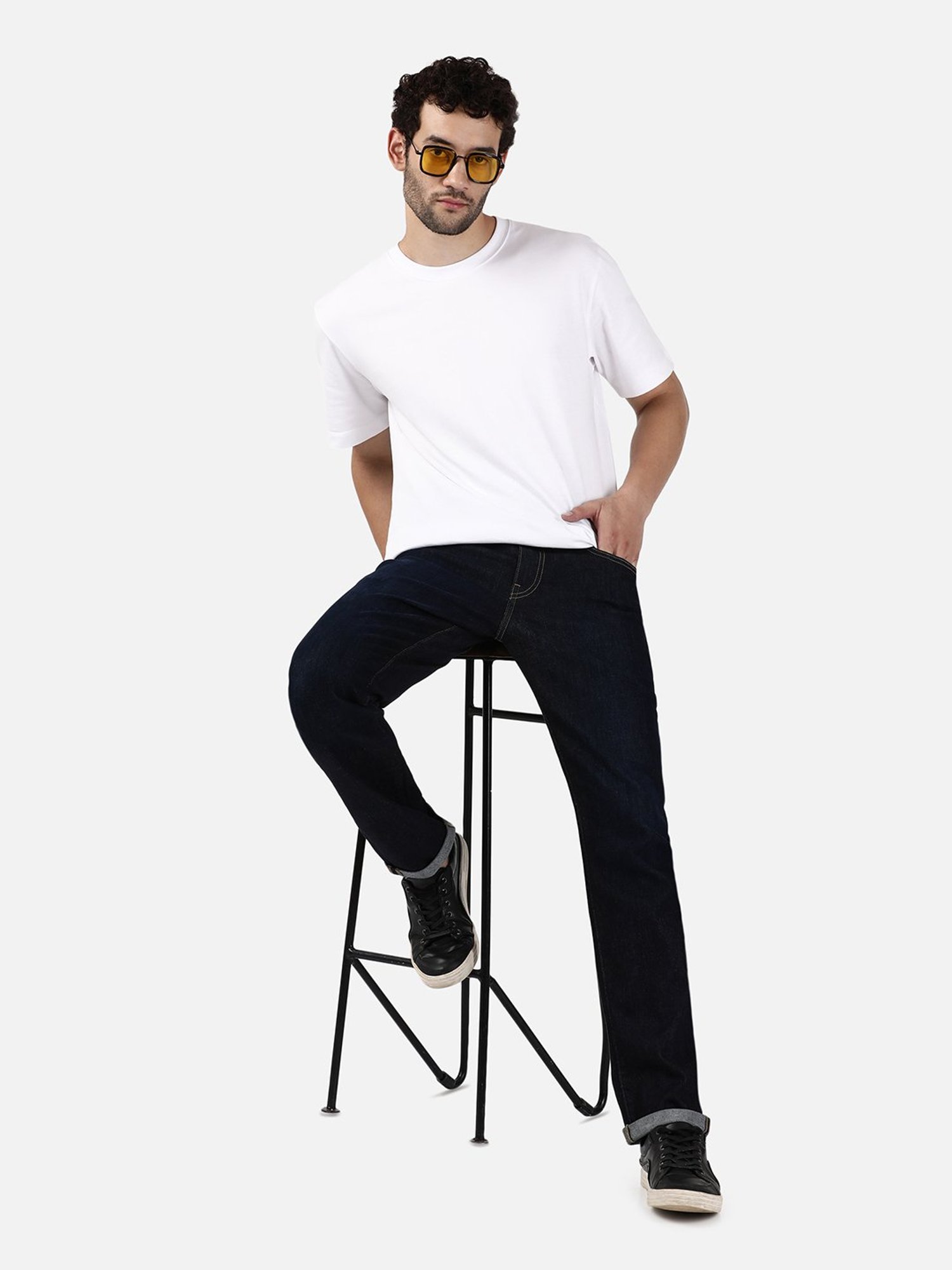 Passion Dark Blue Lightly Washed Jeans