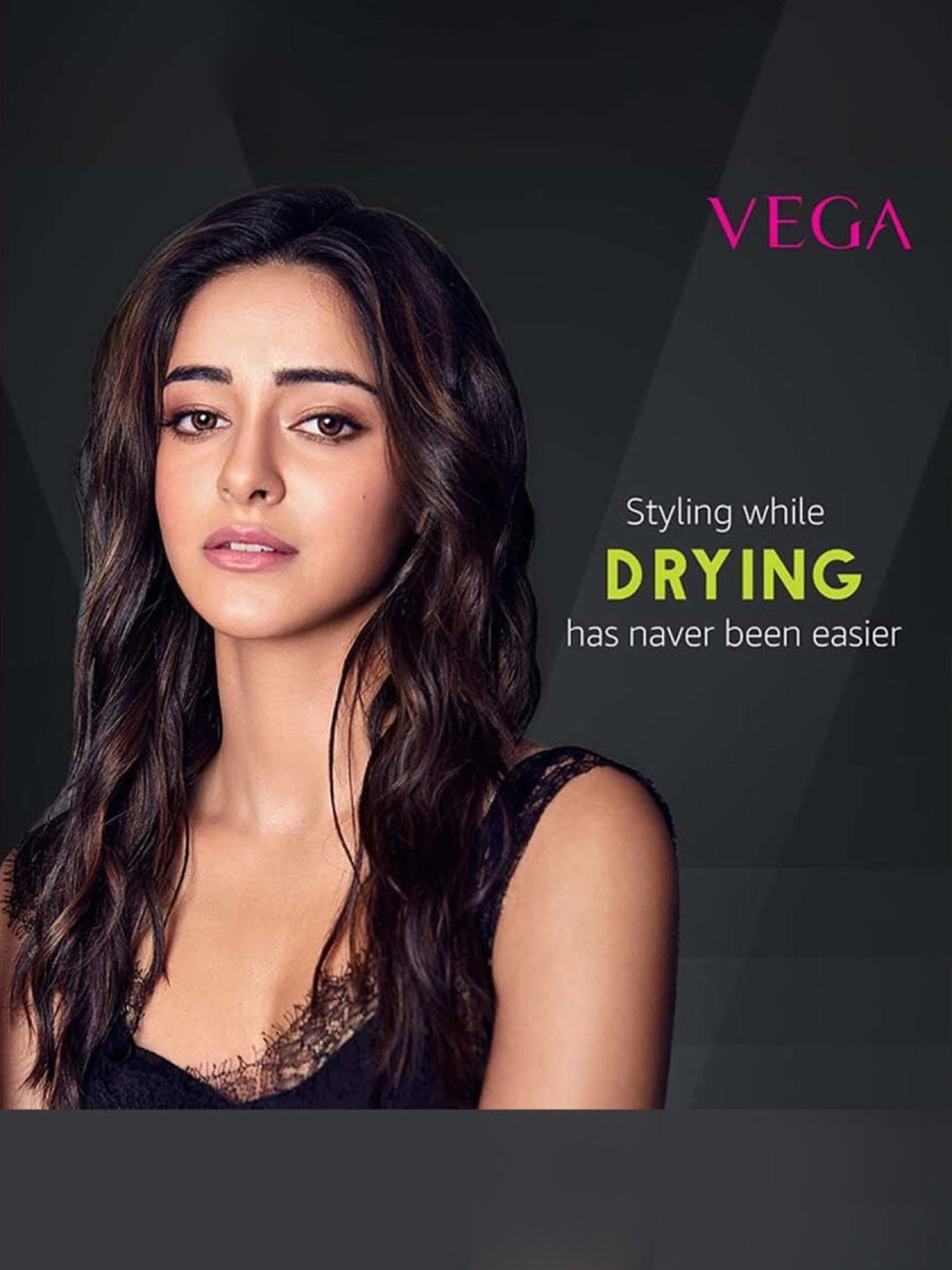 Vega Insta Style VHDH-21 1600W Hair Dryer (White/Orange)