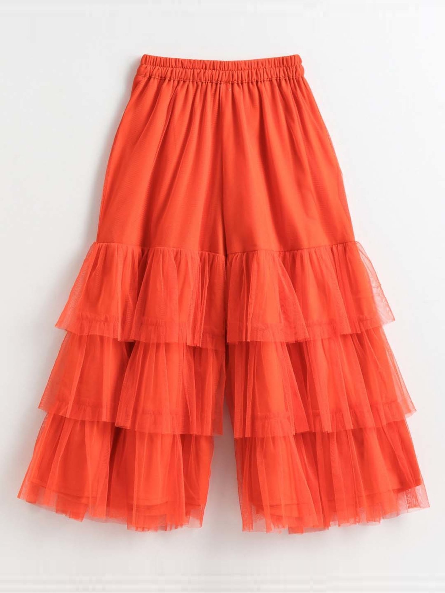 TWISHA Kids Green & Orange Over Dyed Top Set