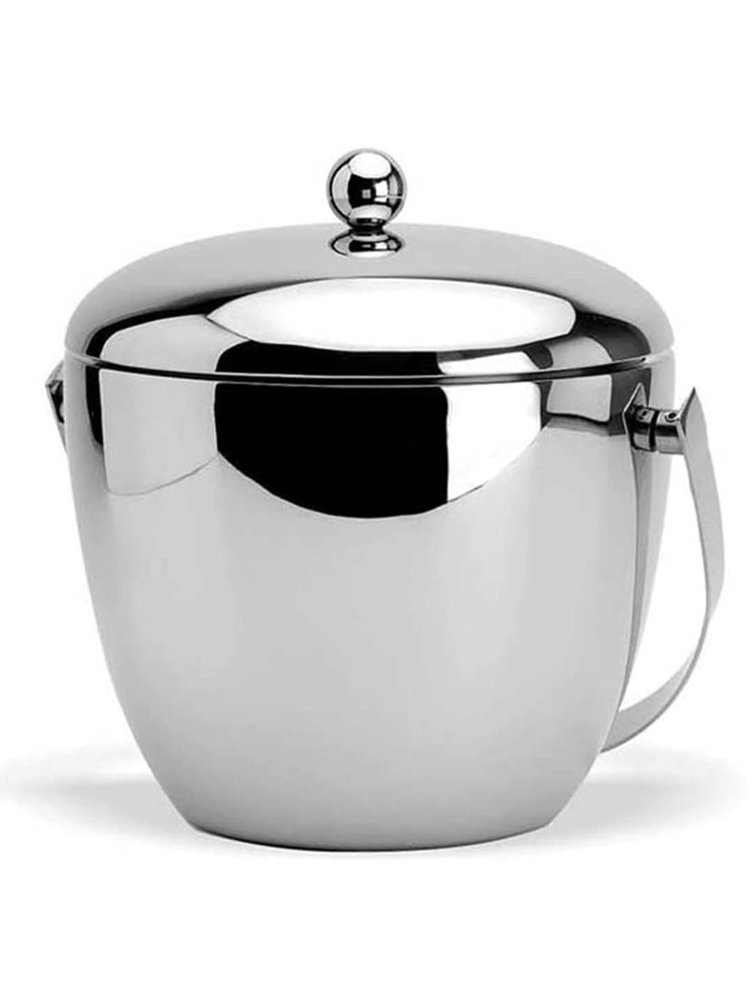 FnS Silver Stainless Steel Ice Bucket (1.25 L)