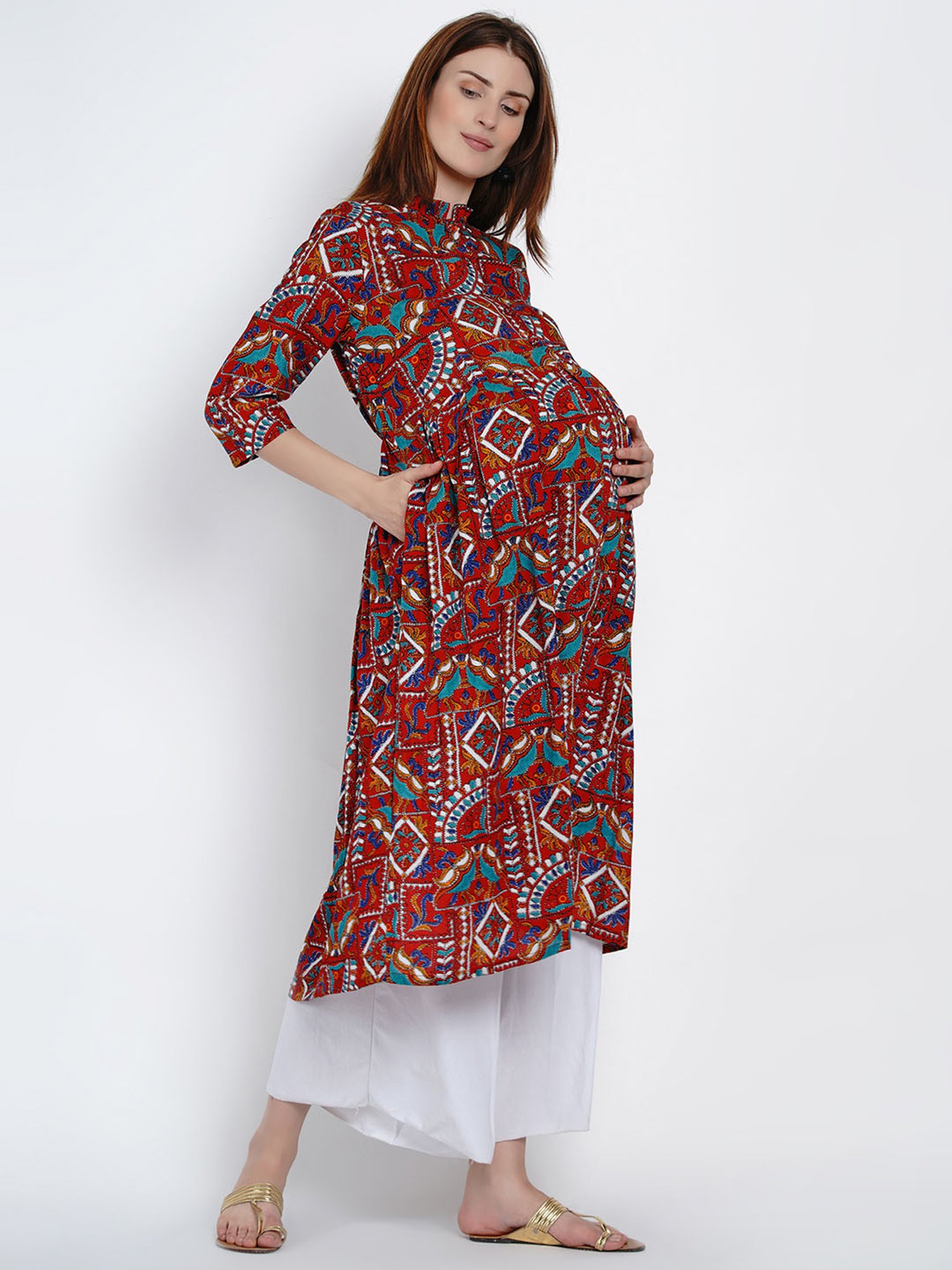 KOI SLEEPWEAR White Maternity Leggings