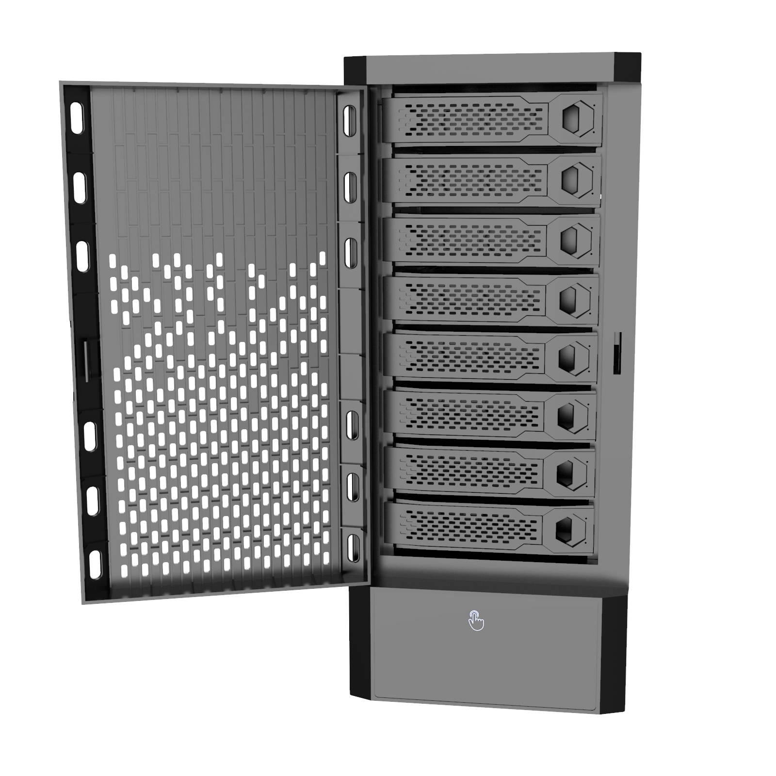 MAIWO Hard Disk Box Type C 3.2 External Multi-Disk Hard Disk Reader Hard Disk Box Disk Array Cabinet K8AB