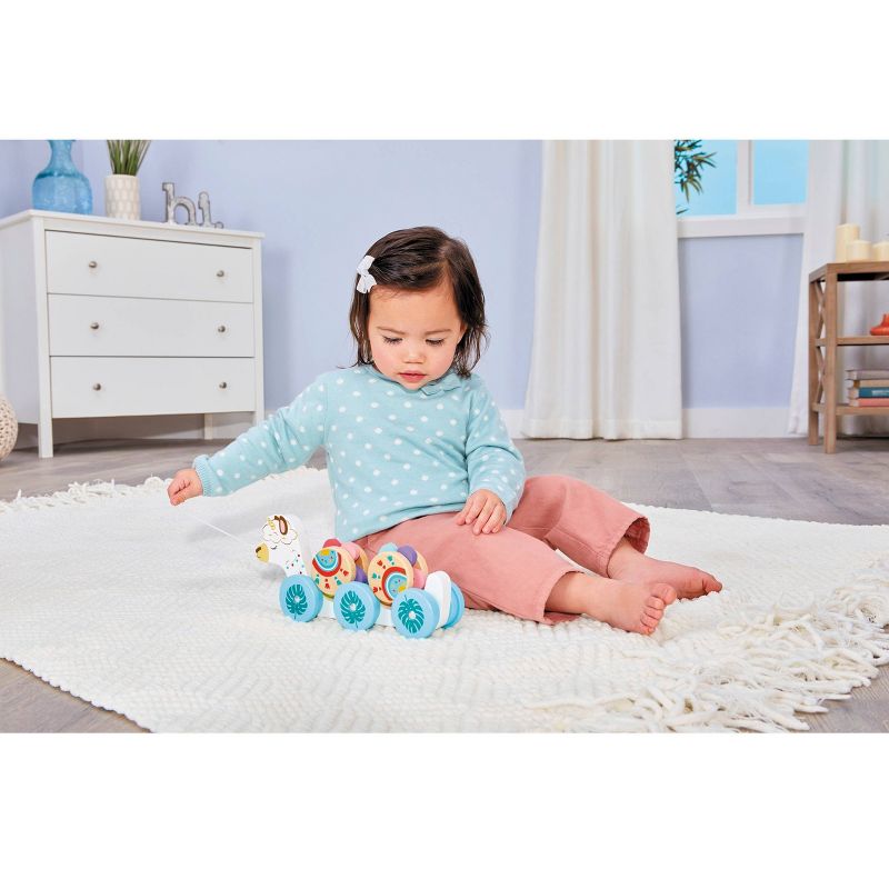 Wooden Critters Pull Toy - Llama-corn