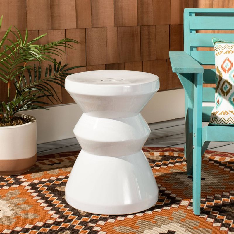 Fiber Clay Patio Garden Stool - Olivia & May