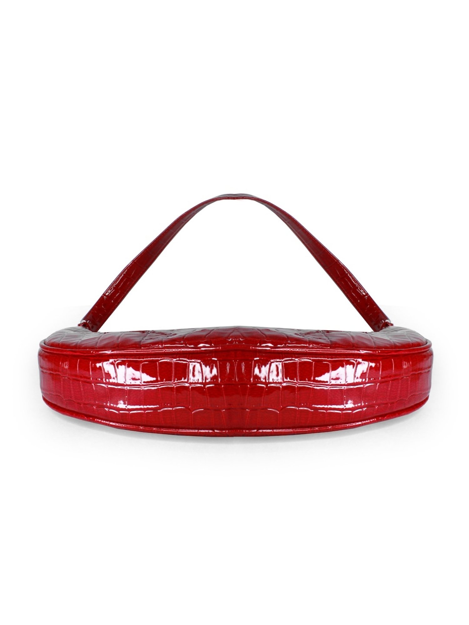 Modern Myth Red Textured Medium Hobo Bag