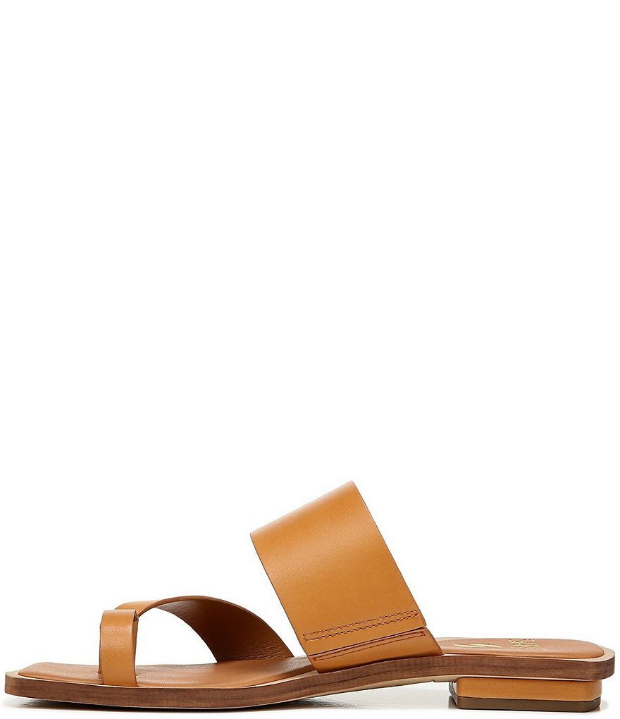 Sarto by Franco Sarto Ediana Leather Toe Ring Square Toe Sandals
