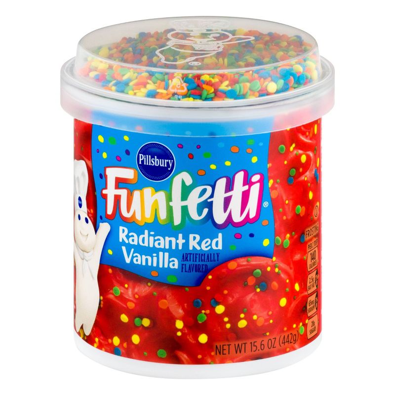 Pillsbury Baking Funfetti Radiant Red Vanilla - 15.6oz