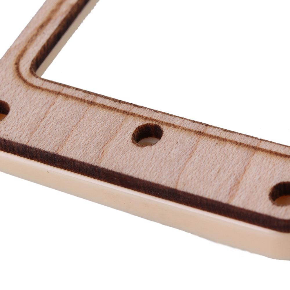 BQLZR 20xWood Color Maple Wood Pickup Mounting Rings Set for Electric Guitar Humbucker