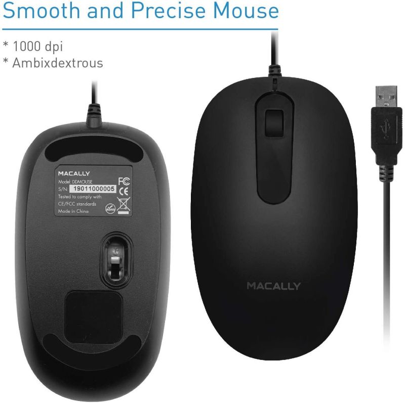 Double-Sided Mouse Pad Eco-friendly Cork PU Leather Desk Mat Waterproof Dustproof Mouse Mat for Home Office