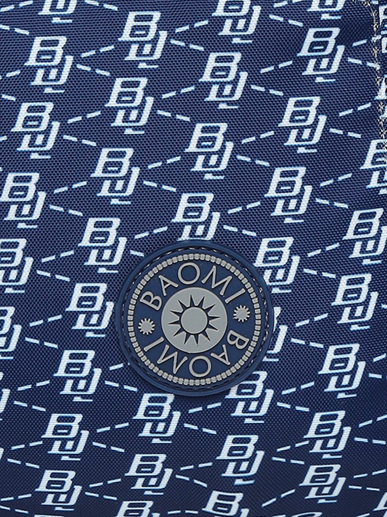 Baomi Blue Printed Medium Handbag