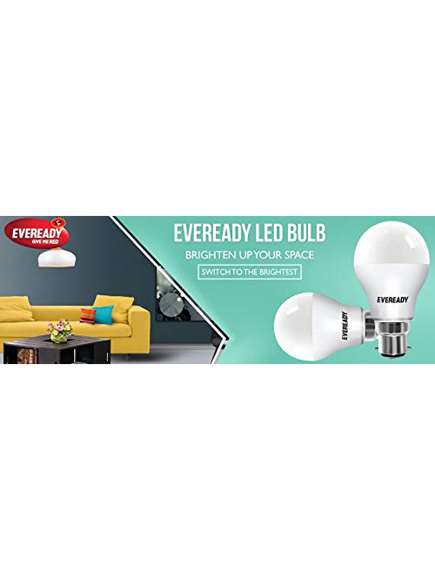 Eveready B22D 7W LED Bulb - Pack of 4 (8901691017990, White)