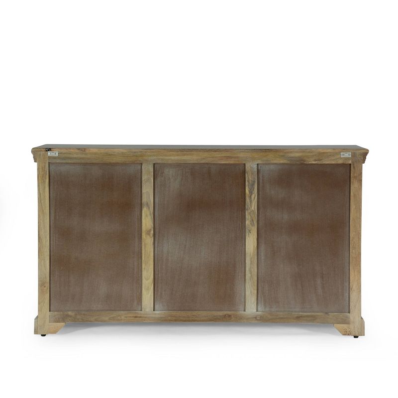 Naples Side Board White/Dark Brown - Chique