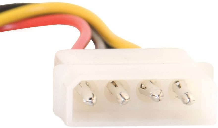 C2G 10151 Serial ATA (SATA) Power Adapter Cable (6 Inches 0.15 Meters)