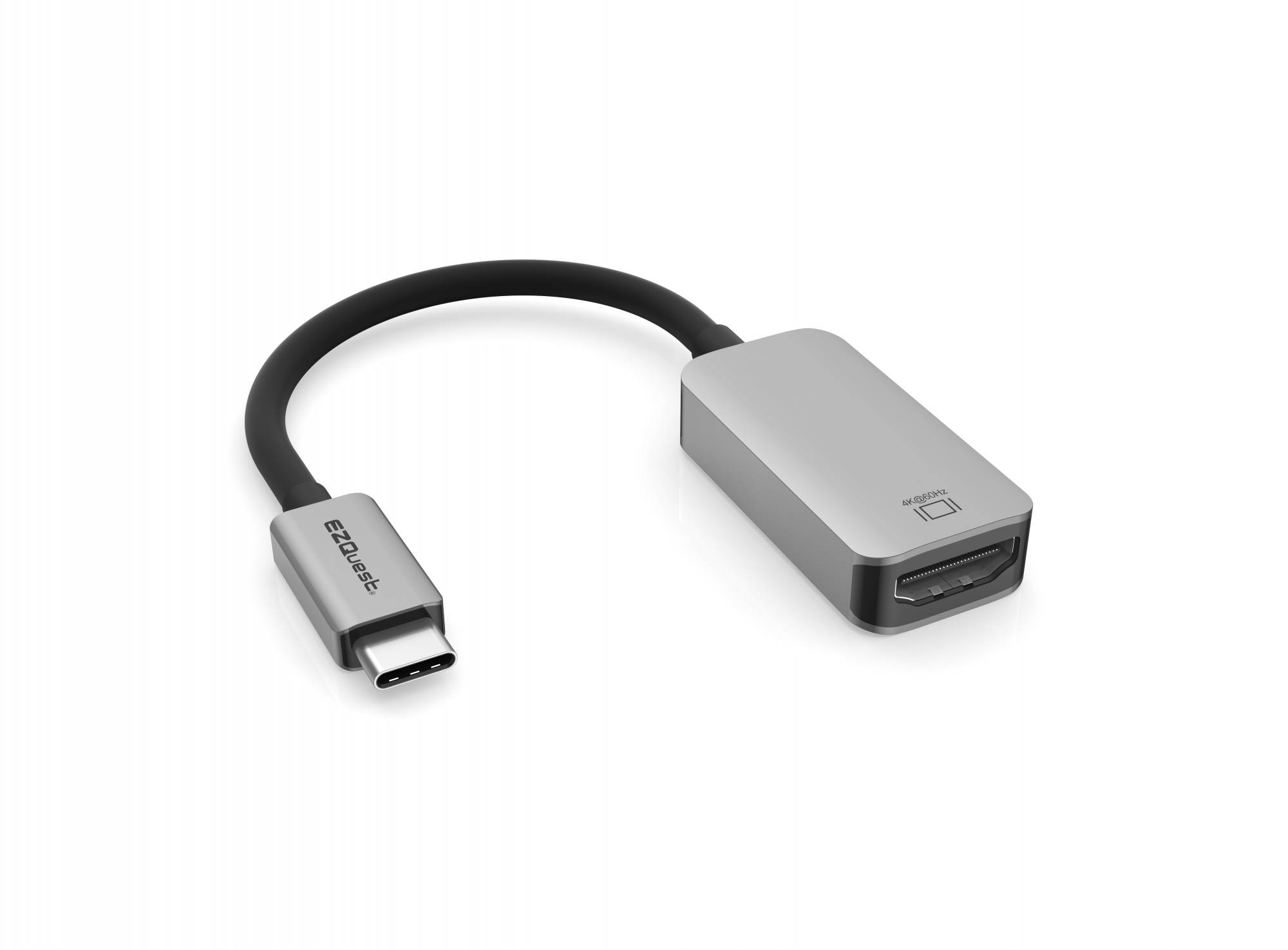 EZQuest USB-C to HDMI 4K, 60Hz Adapter Space Gray - X40016