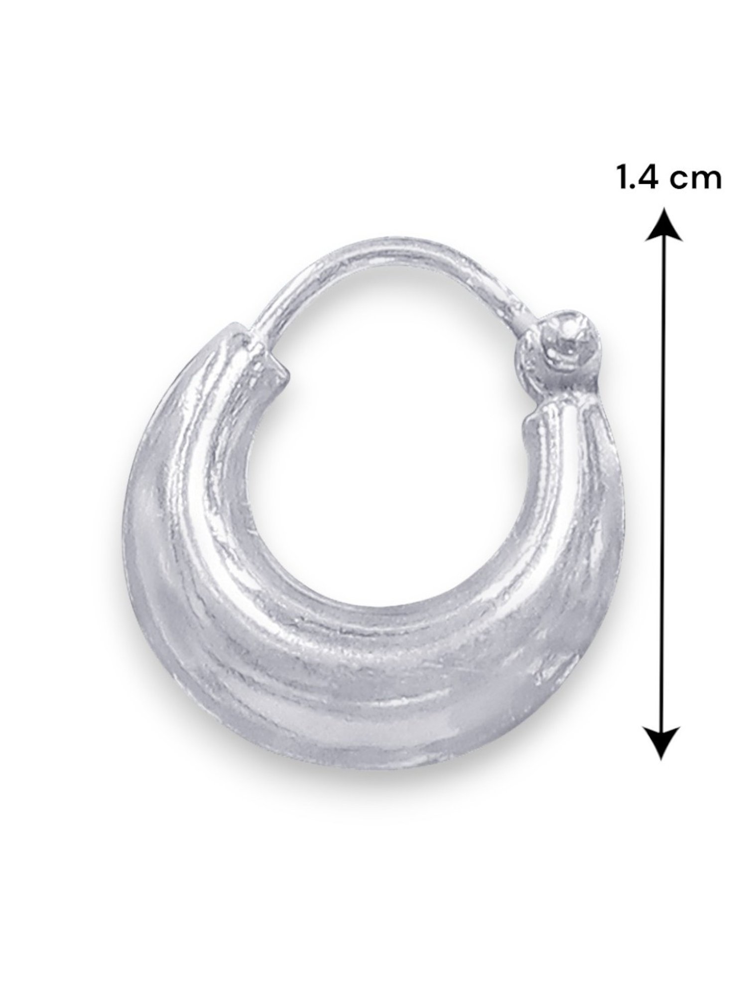 Taraash 925 Sterling Silver Simple Hoop Earrings for Kids Girls