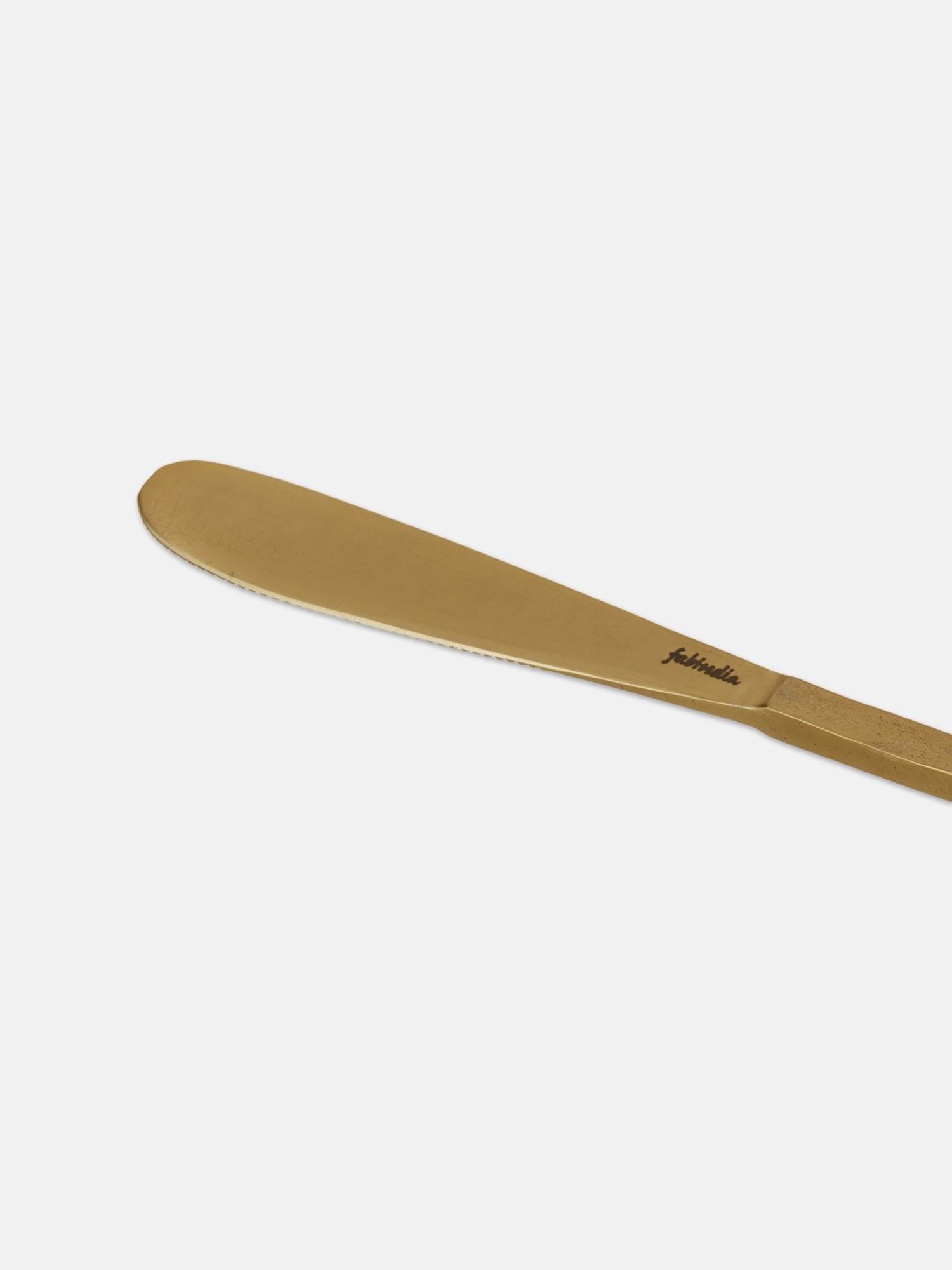 Fabindia Home Maaya Gold Stainless Steel Dinner Knife - Set of 4