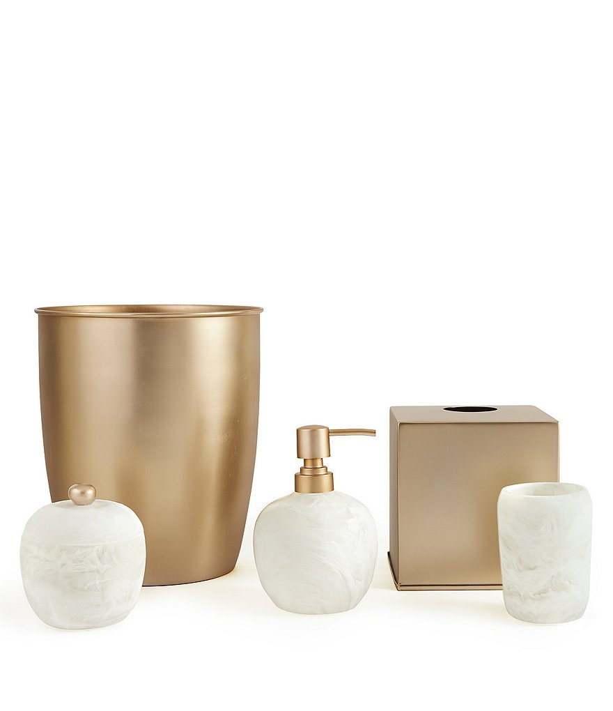 Luxury Hotel Plaza Swirl Collection Metal Tissue Cover