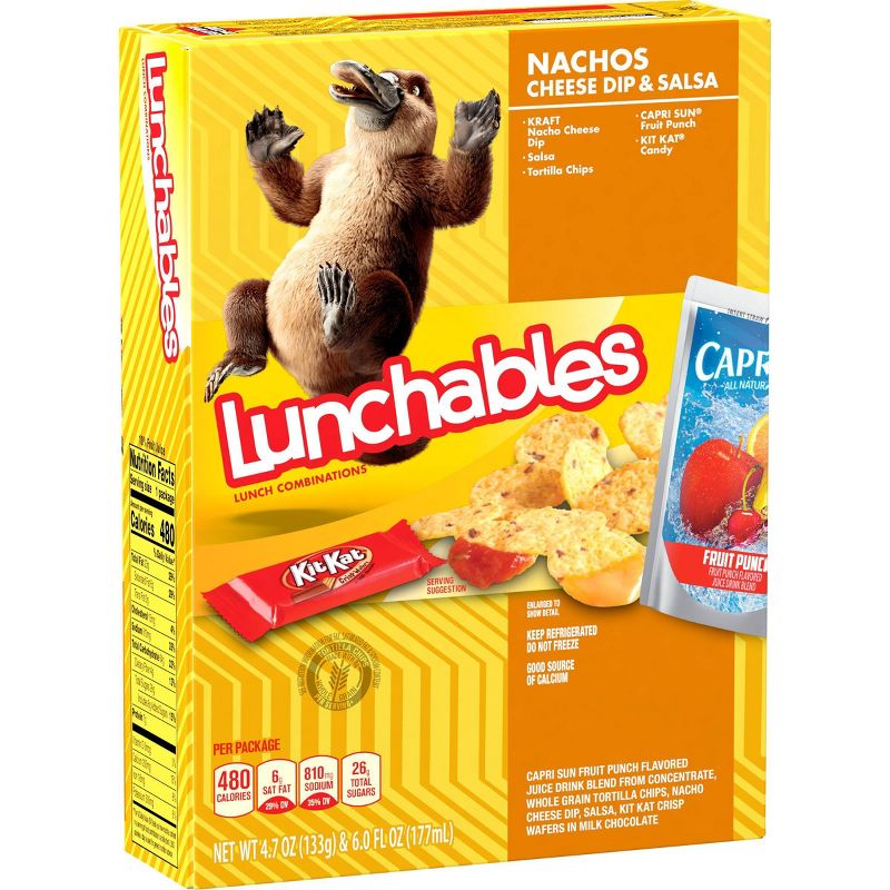 Oscar Mayer Lunchables Nachos with Cheese Dip and Salsa - 4.7oz