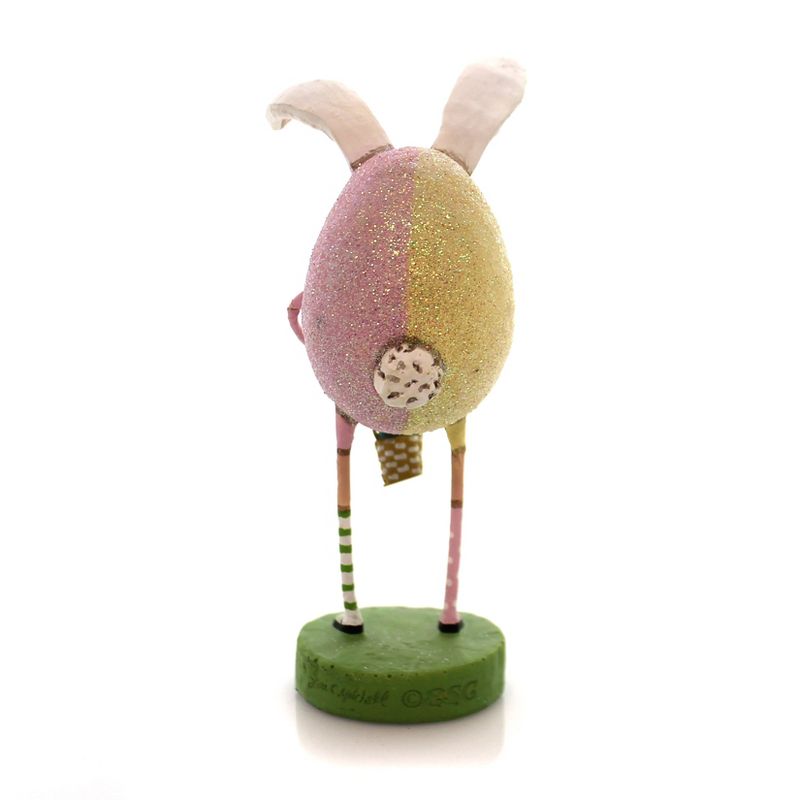 Lori Mitchell 5.25" Eggbert Hopperton Easter Basket Bunny Ears  -  Decorative Figurines