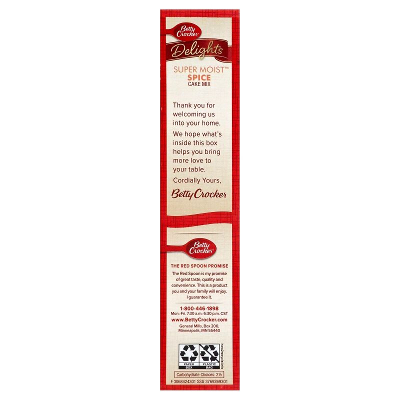 Betty Crocker Spice Cake Mix - 15.25oz