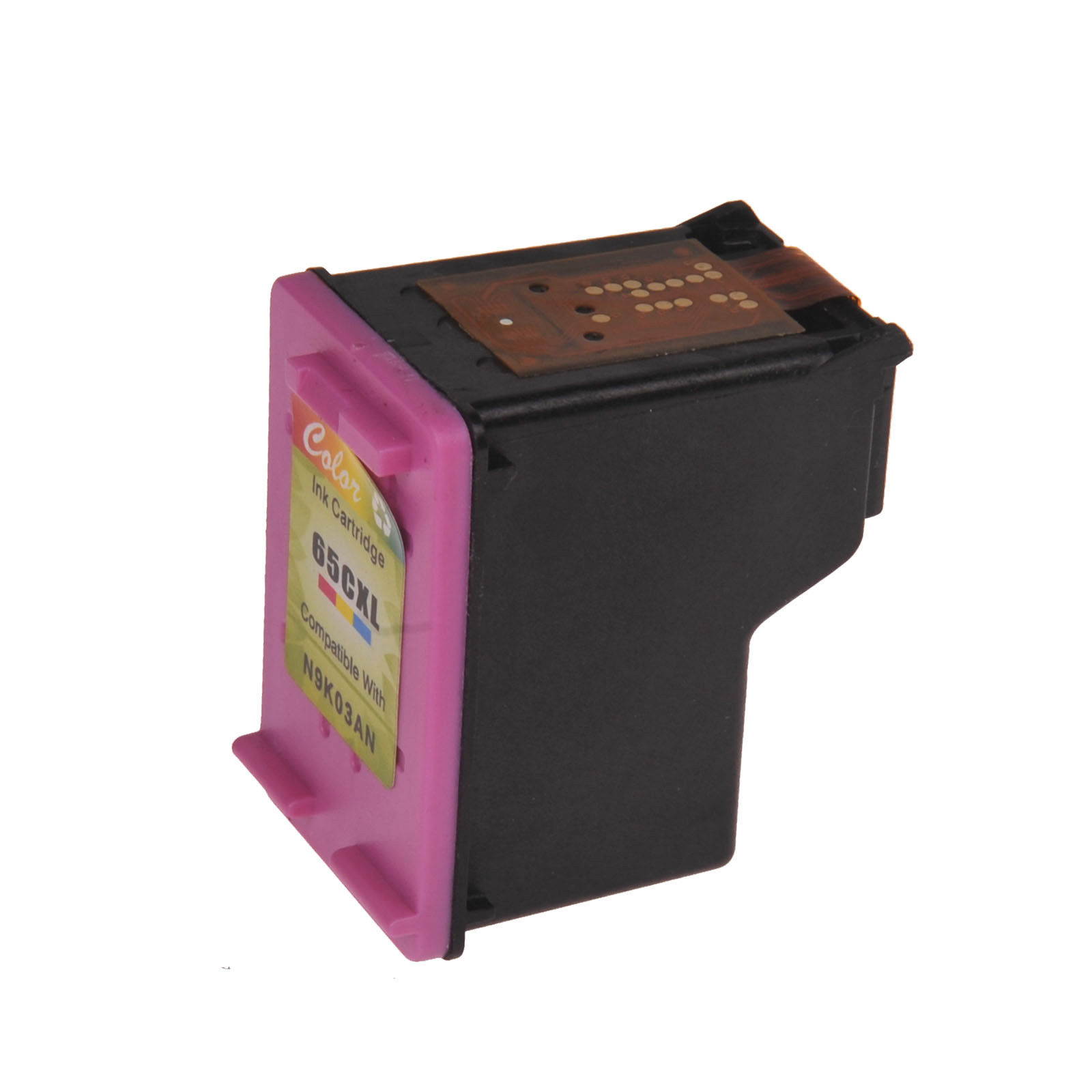 GREENCYCLE High Yield (4 Black,3 Color) 65XL 65 XL N9K04AN N9K03AN Ink Cartridge Compatible HP Deskjet Printers - With Chip