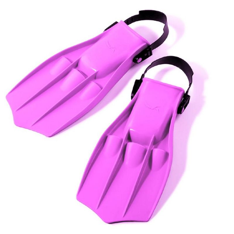Swimline Florescent Dolphin Children's Recreational Swim Fins - Small - Pink