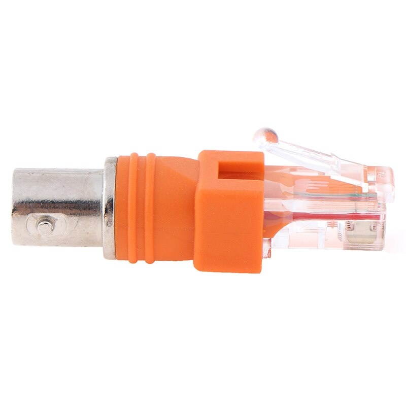 1pcs BNC Female to RJ45 Male Coaxial Coax Barrel Coupler Adapter RJ45 to RF Connector