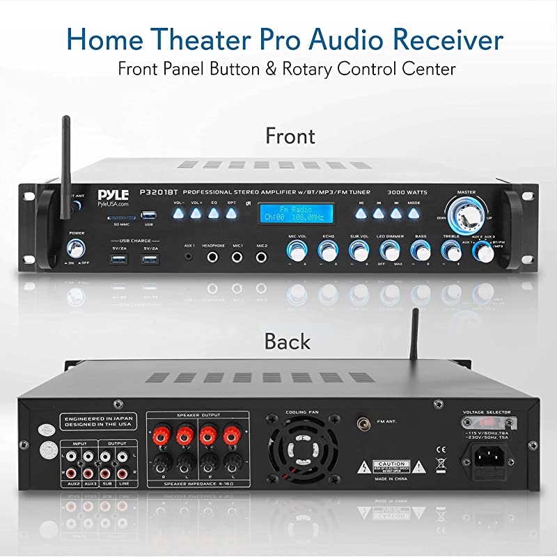 P3201BT Amplifier, Black