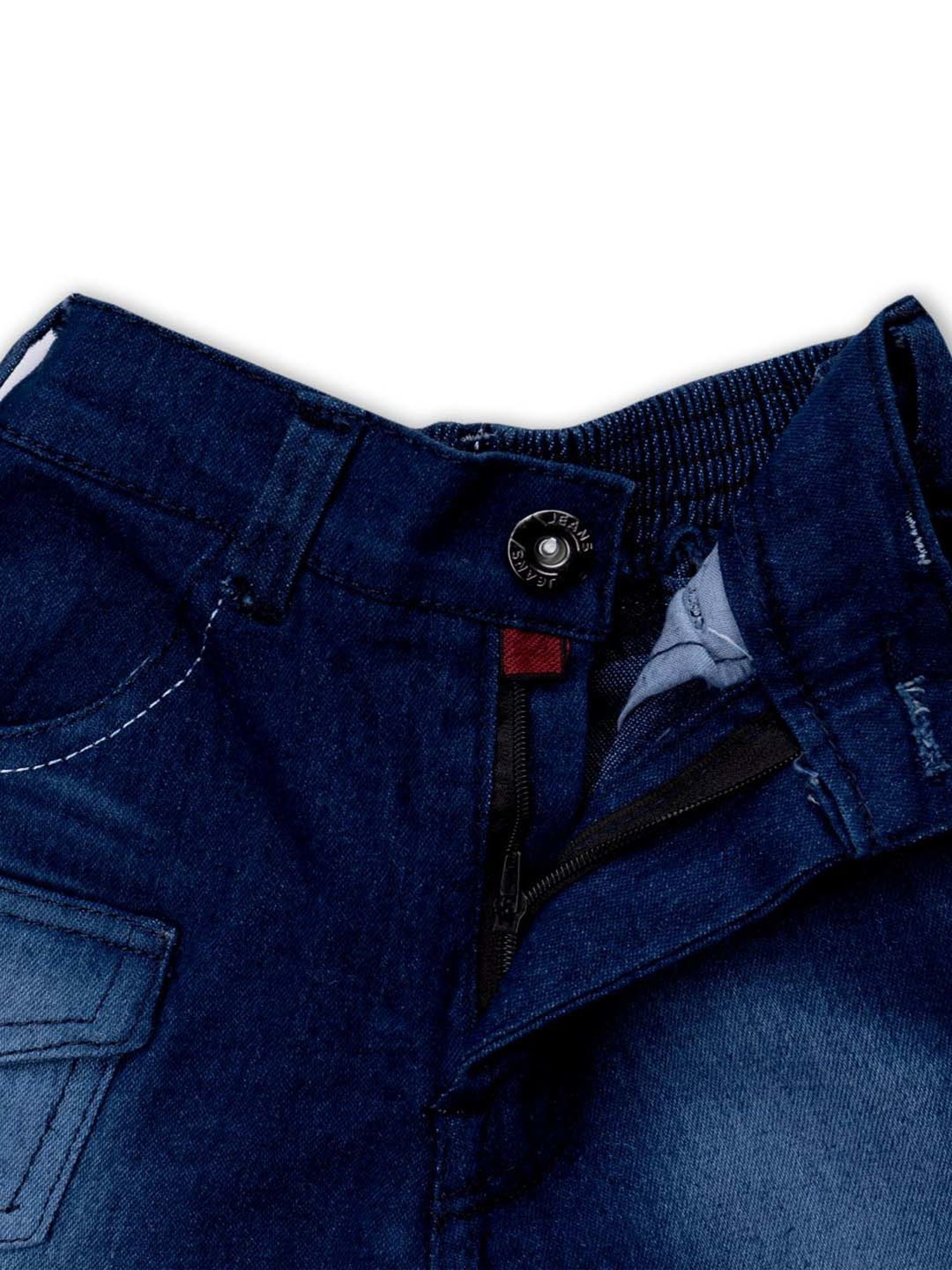 AJ Dezines Kids White & Blue Chequered Shirt Set