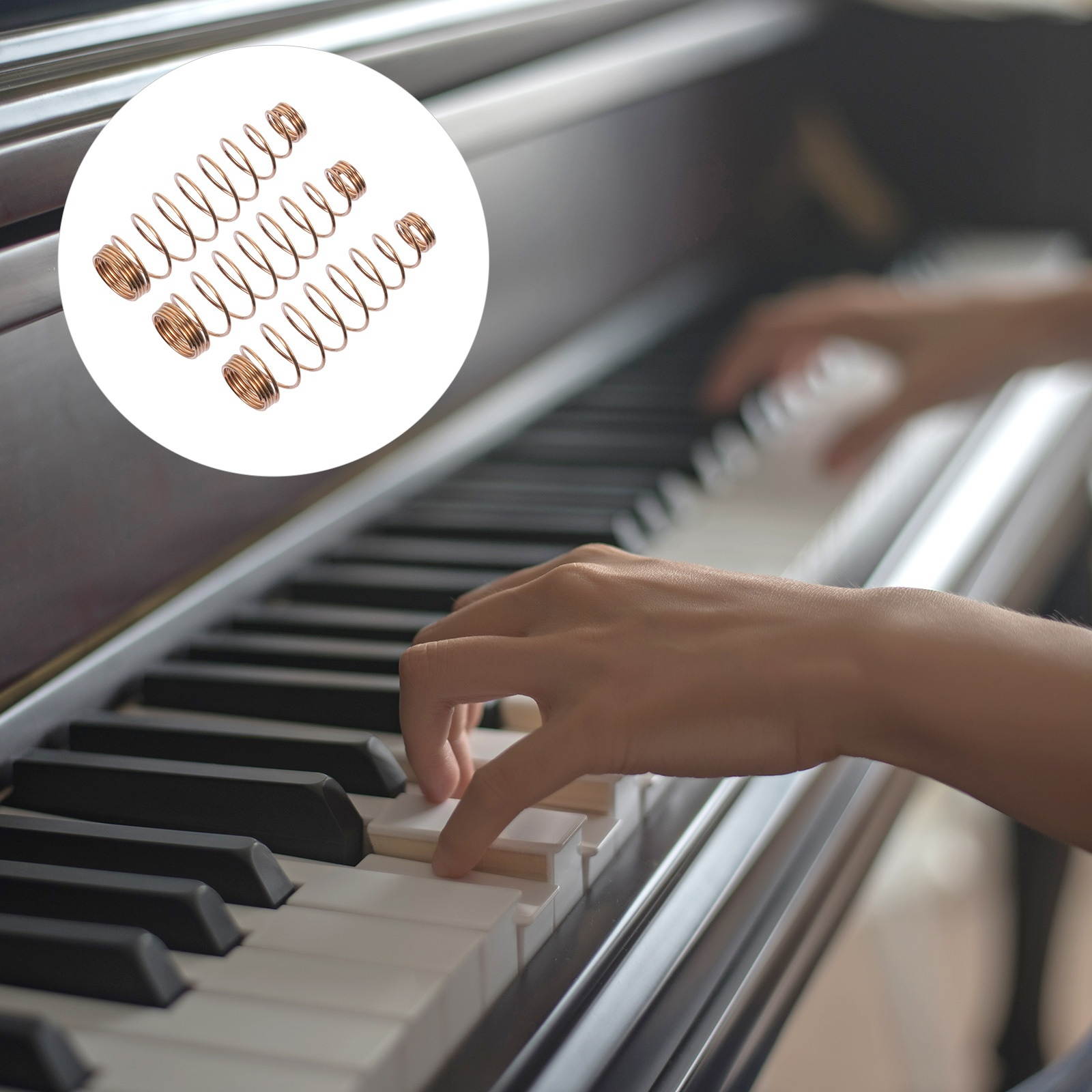 90pcs Golden Brass Piano Parts Tuning Repair Tool Piano Coupling Spring