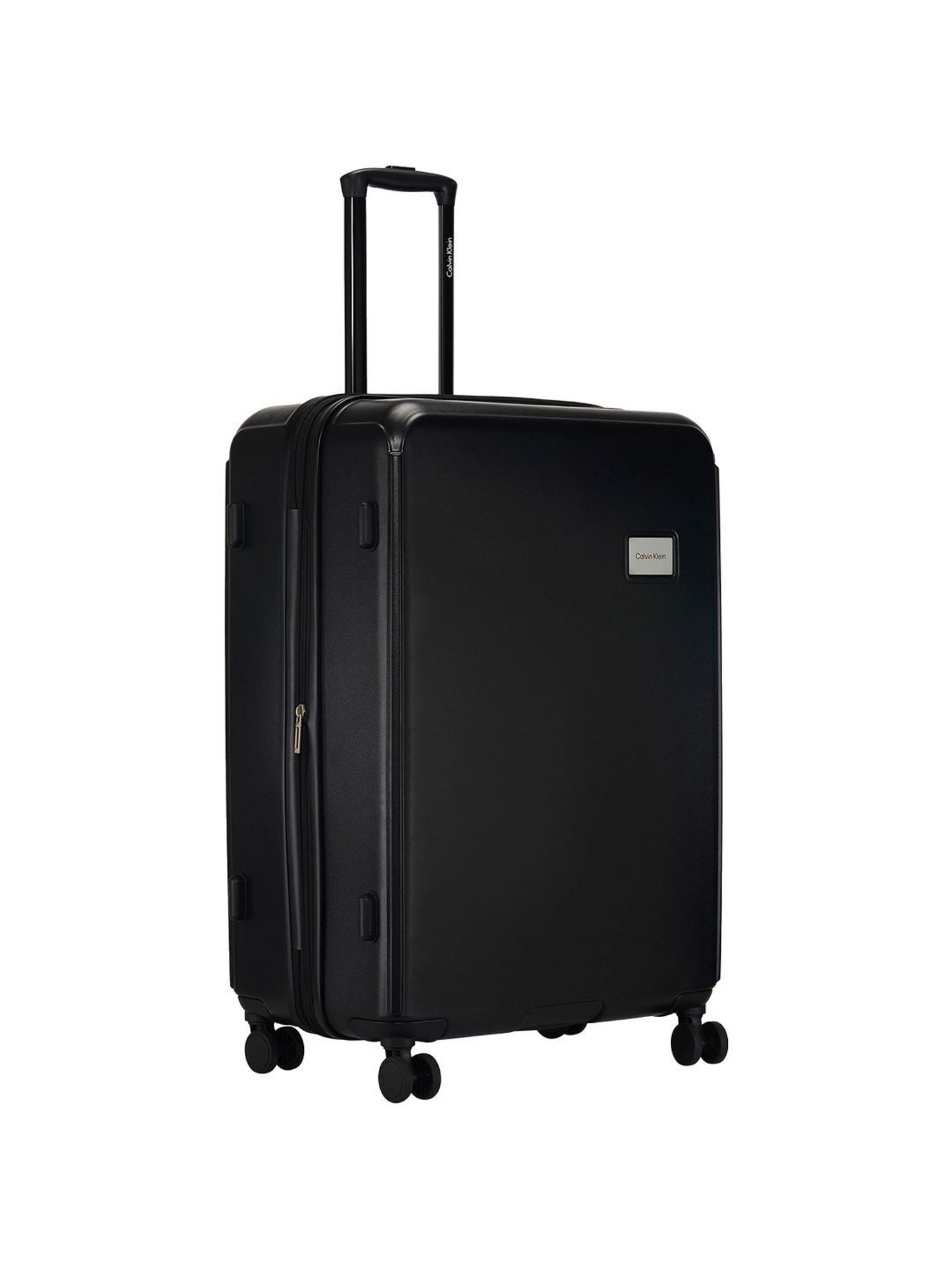 CALVIN KLEIN BLEEKER STREET Black 8 wheels Large Hard Cabin Trolley Bag