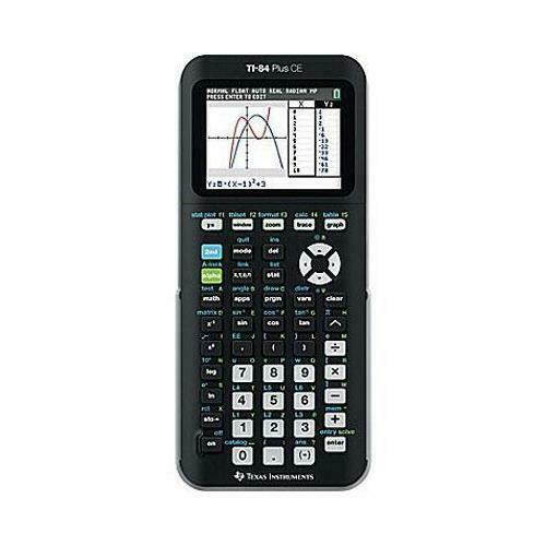 Texas Instruments TI84 Plus CE Graphing Black - 84PLCE/TBL/1L1/B
