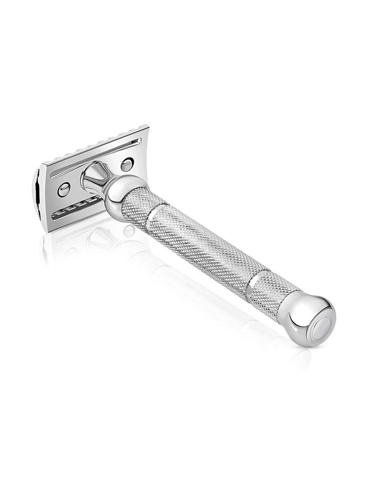 Pink Woolf Open Comb Double Edge Safety Razor Chrome OC70
